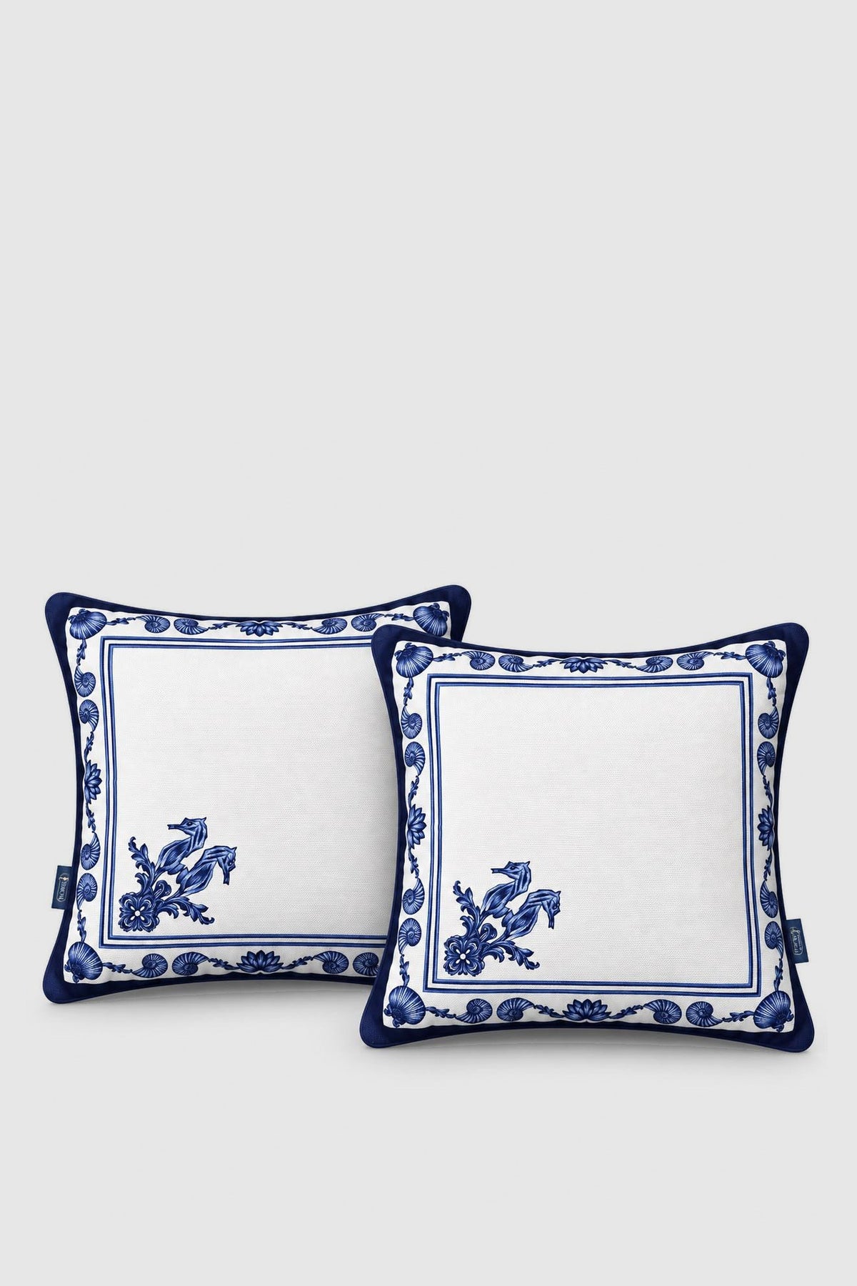 Blue Blanc blue and white decorative pillow 40x40, view 5