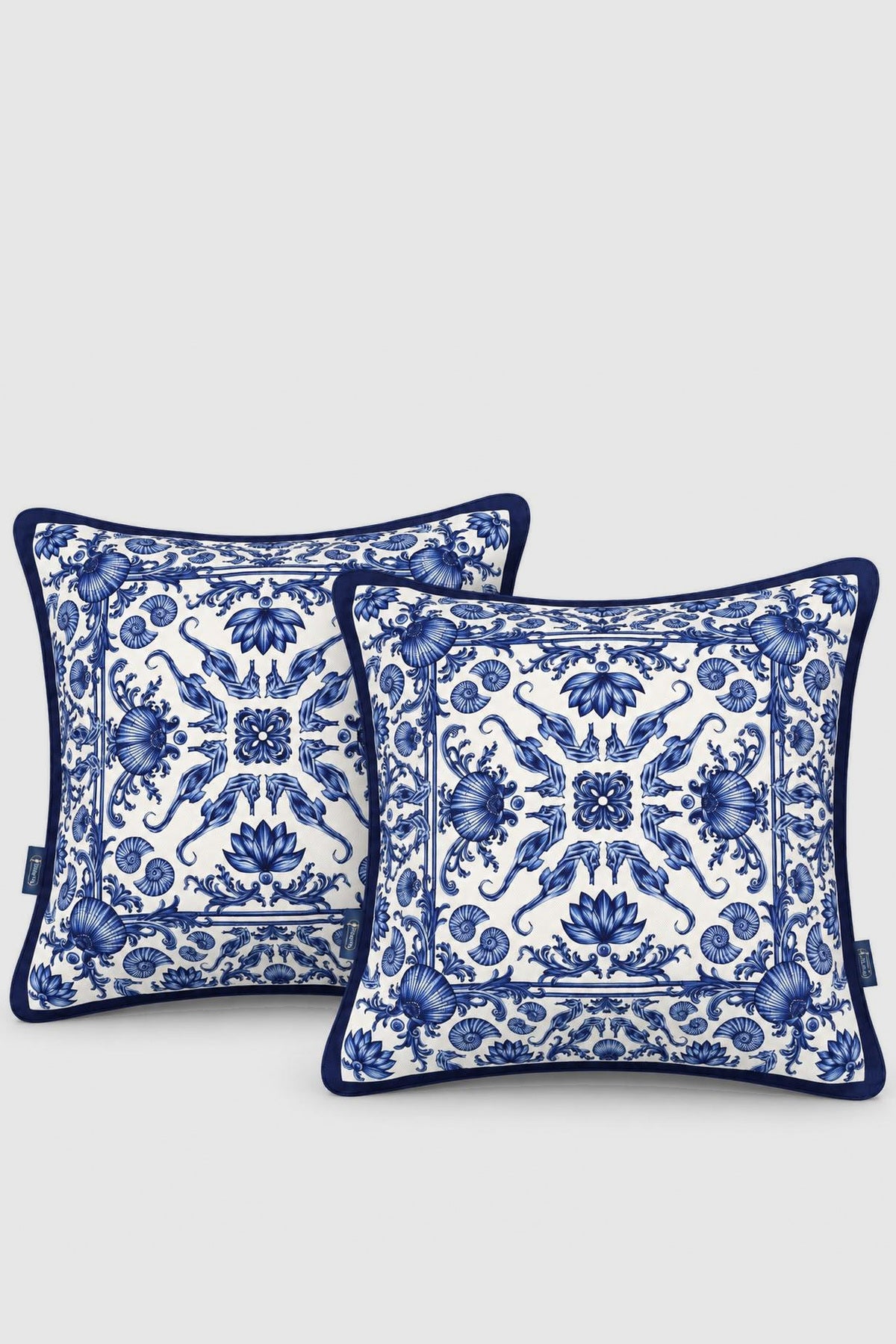 Blue Blanc blue and white decorative pillow 50x50, view 5