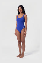 Blue Blanc saxe blue one-piece swimsuit, view 3